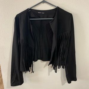 Western jacket with frill/strings